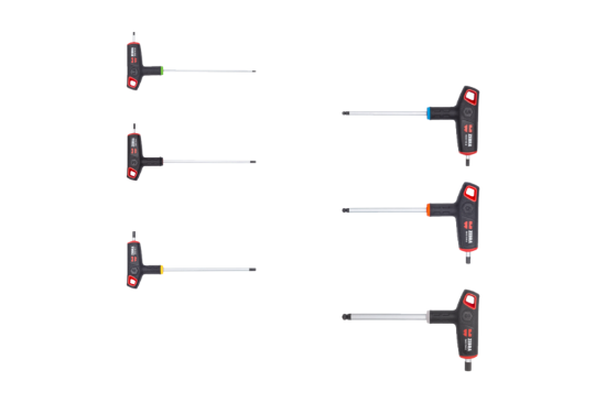 Slika 6-delni set Imbus izvijačev s T-ročajem