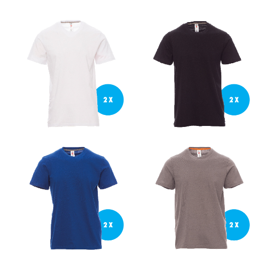 Slika 2 x kratka majica Sunset