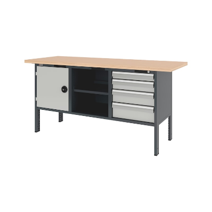 Slika Delovni pult, system RAL7035