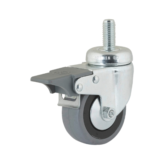Slika KOLO VRTLJIVO Z ZAVORO-D60-50KG