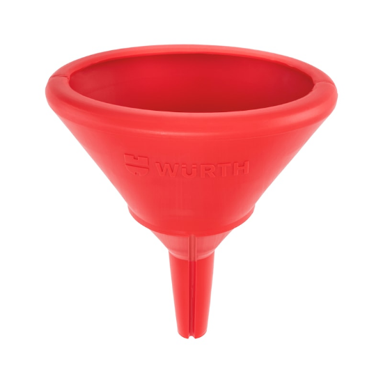 Slika PLASTIČNI LIJAK Z ROBOM PROTI RAZLIVANJU-MAJHEN-OVALEN