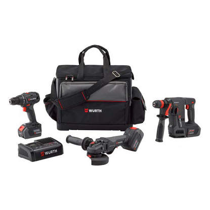 Slika KOMBO SET1 VIJAČNIK/BRUSILKA/SDS-ABS/AWS/ABH 18V-5AH