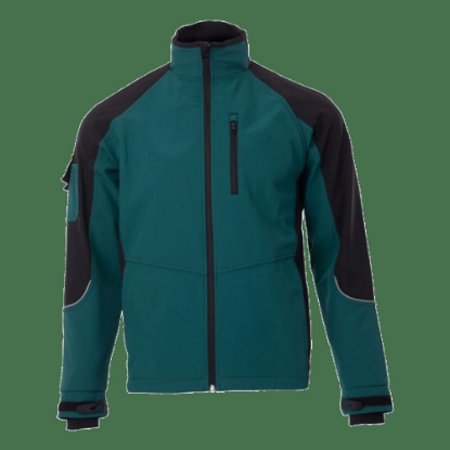 Slika DELOVNA JAKNA-SOFTSHELL-ZELENA-3XL