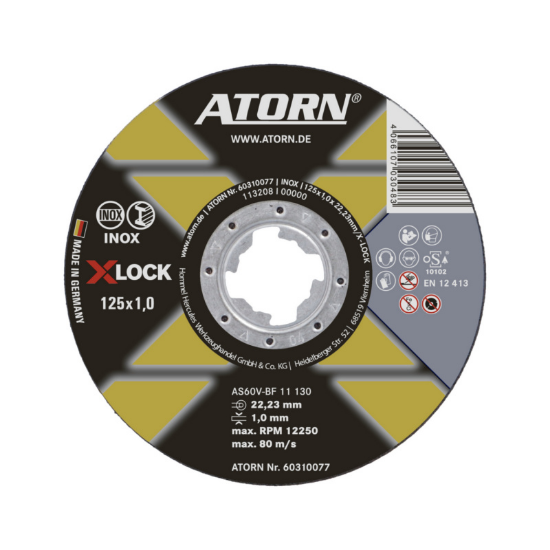 Slika PLOŠČA REZALNA ZA KOVINE-X-LOCK-1,0/125MM