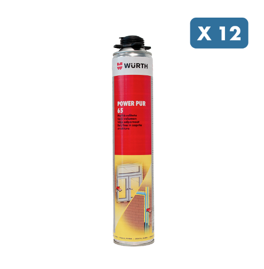 Slika 12 x PU PENA POWER PUR 65, 800 ML