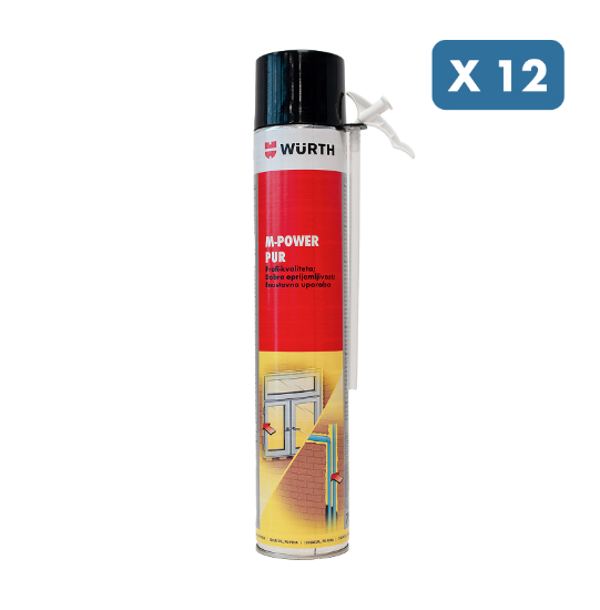 Slika 12 x PU PENA M POWER, 750 ml