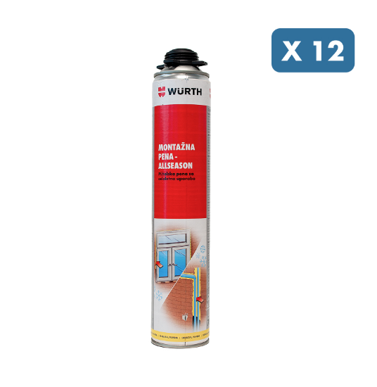 Slika 12 x PU PENA ALLSEASON, 750 ML