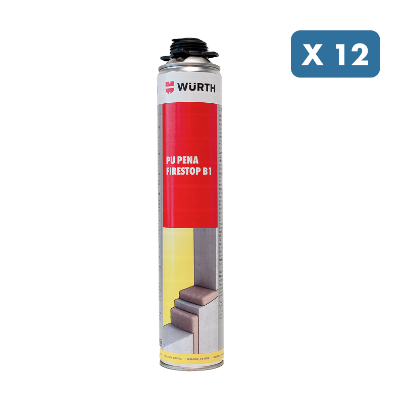 Slika 12 x PU PENA FIRESTOP B1, 750 ML
