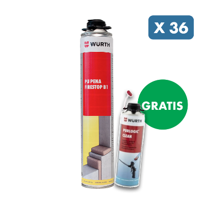 Slika 36 x PU PENA FIRESTOP B1, 750 ML +GRATIS čistilo