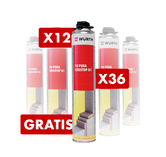 Slika PU PENA FIRESTOP B1, 750 ml - različna pakiranja