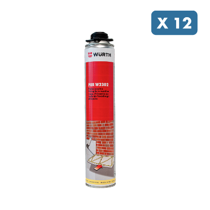 Slika 12 x LEPILNA PU PENA W2302, 750 ML