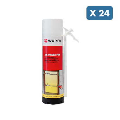 Slika 24 x PU PENA 2K POWER PUR, 400 ML