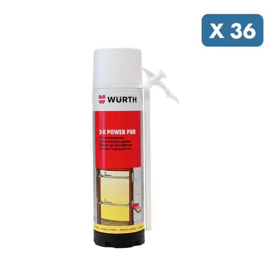 Slika 24 x PU PENA 2K POWER PUR, 400 ML