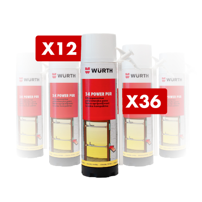 Slika PU PENA 2K POWER PUR, 400 ml - različna pakiranja