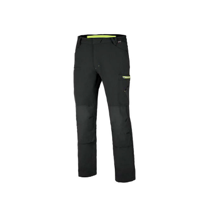 Slika Delovne hlače Stretch Evolution, antracit/limeta