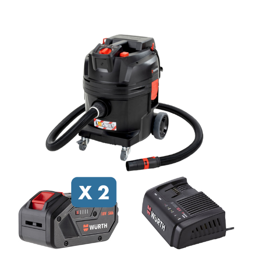 Slika Baterijski sesalec mokro/suho ANTS 36L-M CUBE, 2x baterija in polnilec