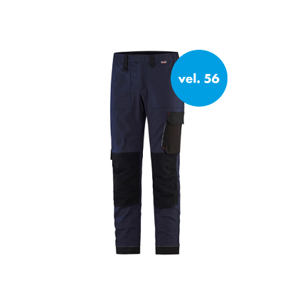 Slika DELOVNE HLAČE Z ZUNANJIMI ŽEPI (TEMNO MODRE), velikost 56