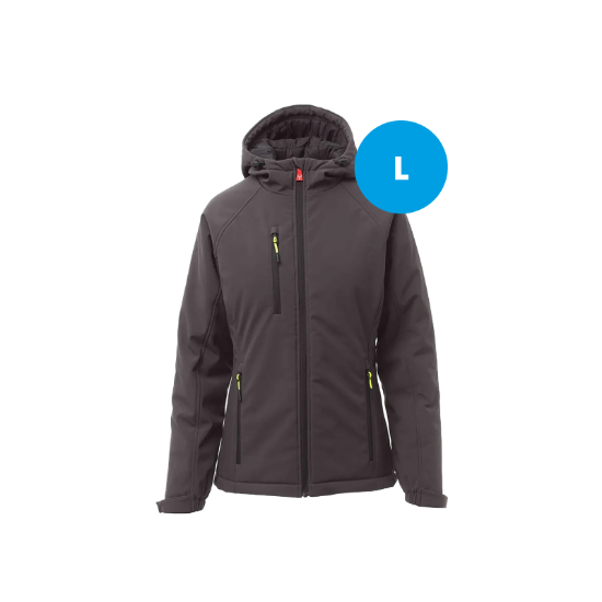 Slika ZIMSKA DELOVNA JAKNA SOFTSHELL GALE PAD (ANTRACIT), velikost L