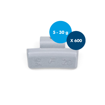 Slika 600-DELNI SET UTEŽI ZA ALU PLATIŠČA 5G