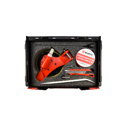 Slika 9-delni set orodja za demontažo vetrobranskega stekla pri vozilih