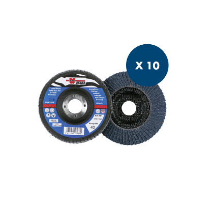 Slika 10 lemelnih brusnih plošč premera 115mm in grobosti 120 