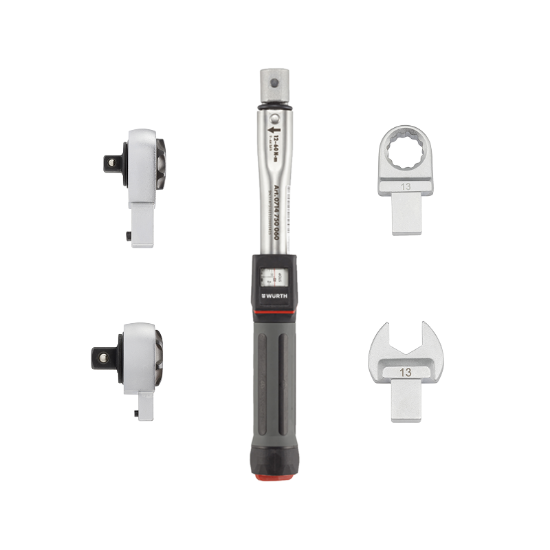 Slika 12-60Nm Moment ključ s snemljivimi natičnimi glavami, 9X12mm