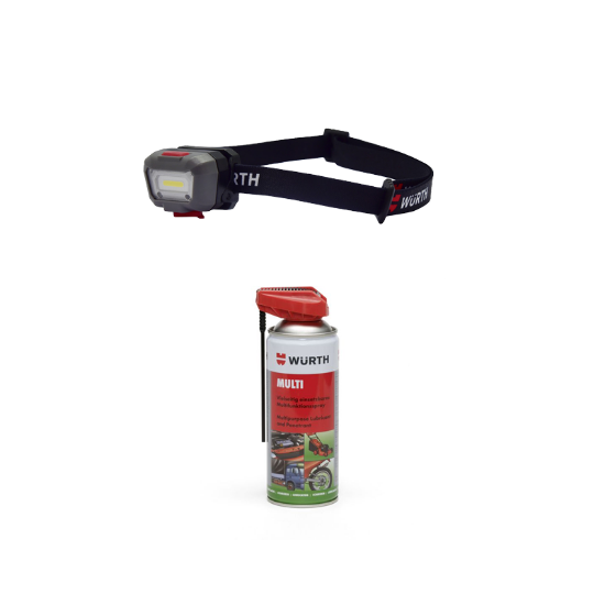 Slika LED NAGLAVNA SVETILKA ERGOPOWER PETITE IN 12X UNIVERZALNO MAZIVO MULTI COBRA