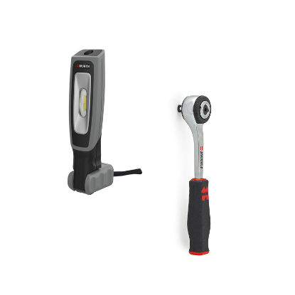 Slika LED ROČNA DELOVNA SVETILKA ERGOPOWER BOOST IN 1/4" PREKLOPNA RAČNA