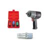 Slika 1/2" PREMIUM PNEVMATSKI UDARNI VIJAČNIK S SPOJKO ZA PRIKLJUČEK IN 3-DELNIM SETOM DOLGI UDARNIH NATIČNIH KLJUČEV S PLASTIČNIM VLOŽKOM