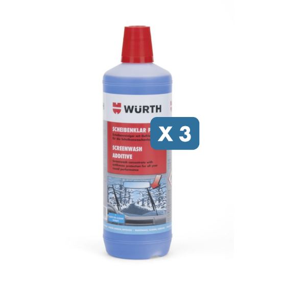 Slika Čistilo za vetrobransko steklo (3 x 1 L) 