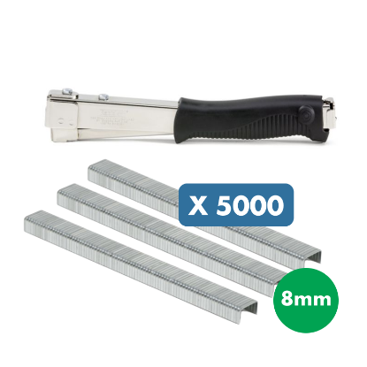 Slika Udarni spenjač z ergonomskim ročajem + gratis 5000 sponk (8 mm)