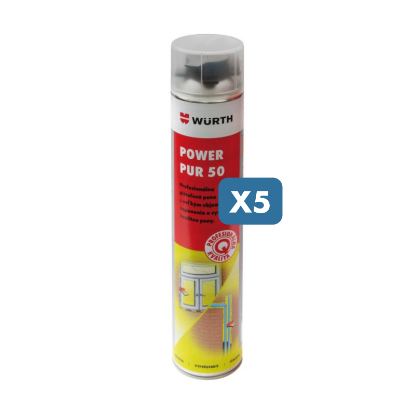 Slika Montažna PU Pena (5 x 750 ml)