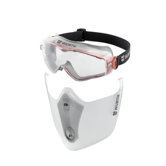 Slika Zaščitna očala Full vision s ščitnikom za obraz