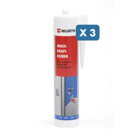Slika Kartuša (3 x 310 ml) PU močnega večnamenskega lepila