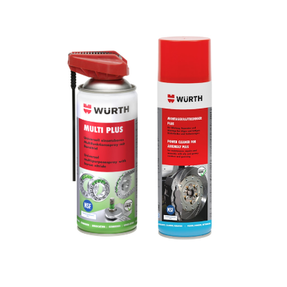 Slika Večnamensko mazivo Multi Plus NSF v spreju (400 ml) + razmaščevalec NSF v spreju (500 ml)