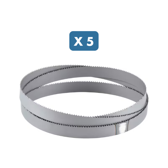 Slika 5x žagini listi za tračno žago PBS120-A