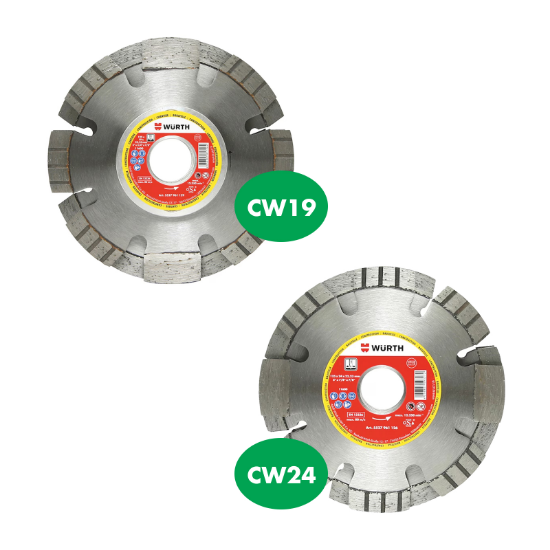 Slika Rezalna diamantna plošča Kombi, širina 19/24 mm 