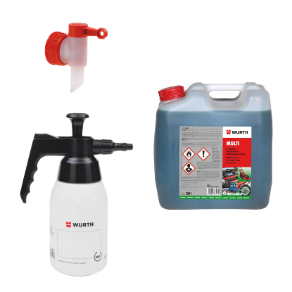 Slika Večnamensko mazivo Multi (20 L), izlivna pipa in 360° ročna pršilka