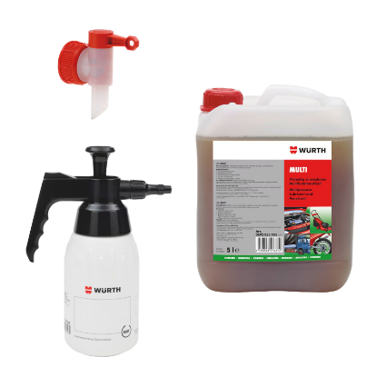 Slika Večnamensko mazivo Multi (5 L), izlivna pipa in 360° ročna pršilka