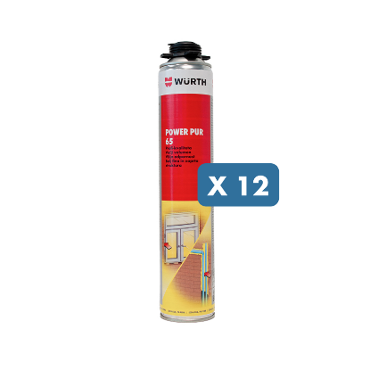 Slika 12 x montažna visoko volumenska PU Pena, 800 ml