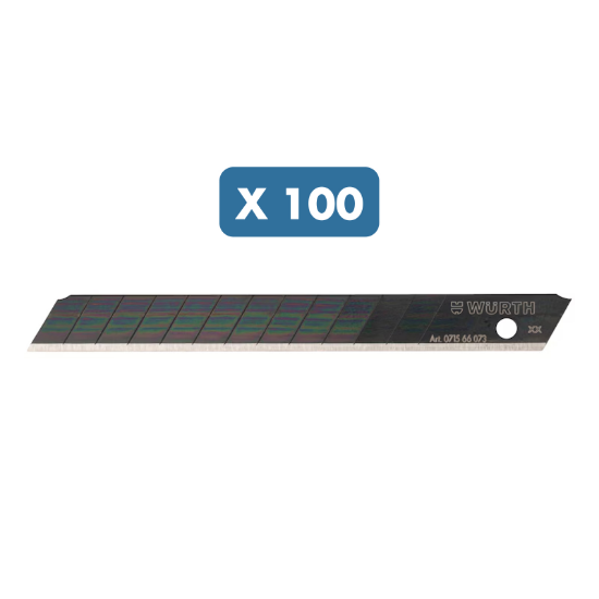 Slika Nadomestna rezila MultiPack, 9 mm (100 kosov)"Black"