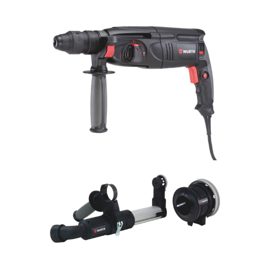 Slika Udarni vrtalnik 830W / 2,7J in nastavki za odsesovanje prahu