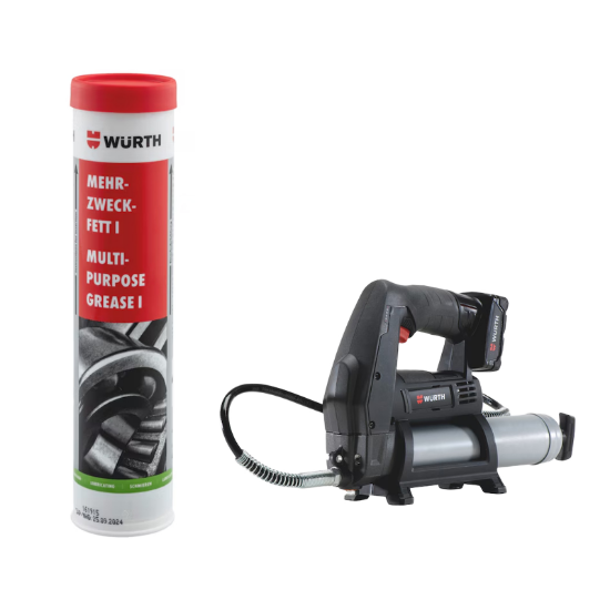 Slika 36 x mast v 400 g kartuši (različne masti) + baterijska mazalica