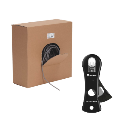 Slika Polnilni izolacijski material (različne debeline) + nož za kartuše