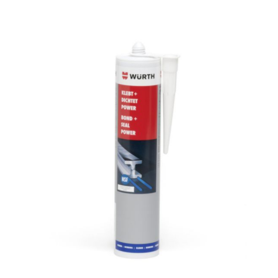 Slika 12 x 310 ml lepilno tesnilna masa "Power", bela/siva/črna