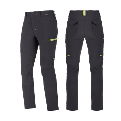 Slika Lahke delovne hlače Stretch Evolution, antracit/limeta