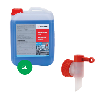 Slika Čistilo za steklo "Plus" (5 l) + izlivna pipa