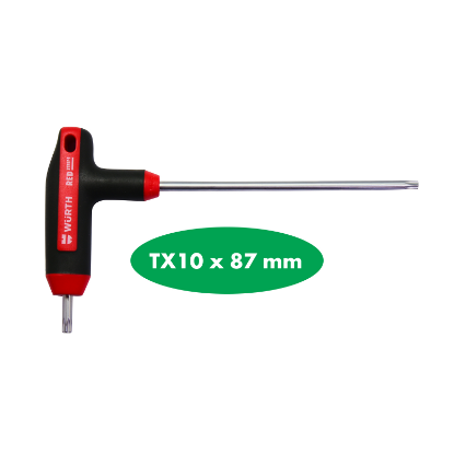 Slika T-ROČAJ IZVIJAČ, S2, TORX TX10 X 87 MM