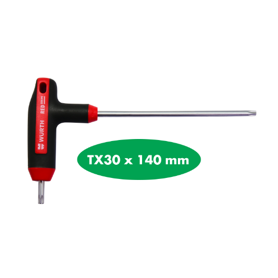 Slika T-ROČAJ IZVIJAČ, S2, TORX TX30 X 140 MM