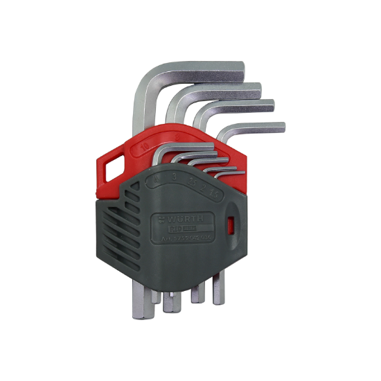 Slika SET IMBUS KLJUČEV, KRATKI, CRV, 1,5–10 MM, 9 KOSOV